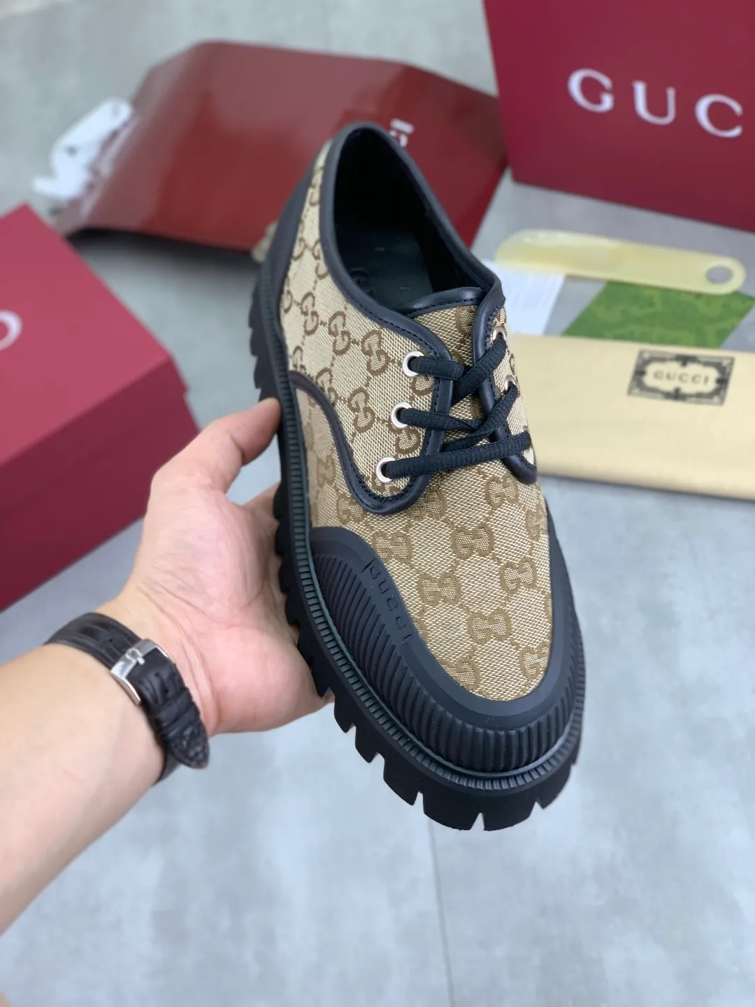 Men's Men's Shoes 💰P420 💰【New Style】 Gucci lazy slip-on couple 🧑‍🤝‍🧑 style high-top leather shoes hot selection (Gucci GUCCI) official website latest Gucci lazy 🎁 leather shoes, hot style 💥 style is simple and elegant, exclusive for trendy men. Unique official website latest brand original double G pressure Floral elements 👑 Original Gucci decoration, fashionable and elegant, fabric original calfskin with double G denim ✅ Fully imported soft sheepskin lining, official website designated wear-resistant lightweight foam business outsole, classic model taken in kind 🎬 Size: 35-46 Various colors available